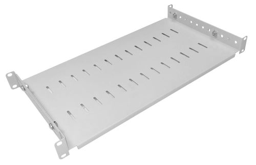 AD-TEK (Network-Cabs) 1U 19 Inch Adjustable Rack Mount Universal Shelf ...