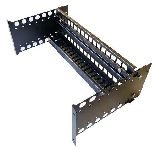 AD-TEK (Network-Cabs) 4U 19 Adjustable Rack Mount DIN Rail Panel ...