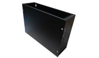 3U Slimline Vertical Network Wall Mount Cabinet 350 style Black