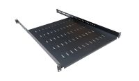 1U 19 inch Adjustable Rack Mount Shelf 550mm to 800mm