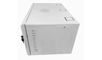 6U 19 Data Rack / Network Cabinet Fixed Front and Adjustable Rear 19 inch Rails 500mm Deep White