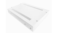 2x 22 Way Module Dins or 1u Wall Box-Universal Adjustable Enclosure-350 Style - White