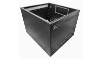 9u Desktop/Wall Mount - 450mm Deep-Flat Pack Cabinet  - Black