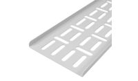 18U Vertical Cable Management Tray 100mm wide Grey