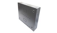 1U 19" Adjustable Low Profile Vertical Mount - Wall Mount Network / Server Cabinet 500mm Deep