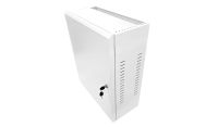 4U 19 Low Profile Vertical Wall Mount Network Cabinet 600 Style-White