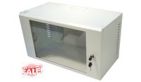 6U 19 inch Data Cabinet Rack / Patching Network Cabinet 375mm Deep Grey