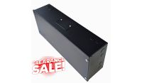 DIN Rail / Electrical Metal Box / Enclosure / Wall Cabinet-200mm Style (1x 22 Module Dins)-Black