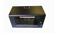 6U 19 Data Rack / Patching Network Cabinet 270mm Deep Black