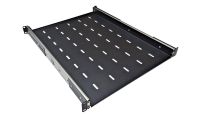 1U 19 inch Rack Mount Sliding Telescopic Shelf 600mm Deep