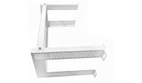 4U 19 inch Open Wall Mount Frame Network/Data Rack 300mm Deep-White