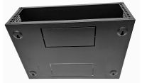 3u Desktop/Wall Mount - 450mm Deep-Flat Pack Cabinet  - Black