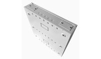 1U 19" Adjustable Low Profile Vertical Mount - Wall Mount Network / Server Cabinet 500mm Deep - Grey