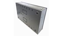 Universal Adjustable Enclosure - 2x 22 Way Module Dins / 2u Wall Box-350 Style - Black