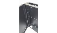 1U 19" Low Profile Vertical Mount - Wall Mount Network / Server Cabinet 600mm Deep - White