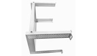 6U 19 inch Open Wall Mount Frame Network/Data Rack 300mm Deep-White