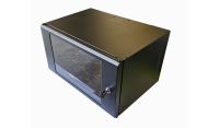 6U 19 Data Rack / Patching Network Cabinet 375mm Deep Black