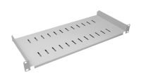 1U Rack Mount Universal Modem Shelf Cantilever Shelf 200mm Deep Light Grey