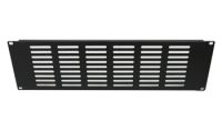 3U 19 inch Rack Mount Vented Slotted Blanking Plate