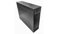 2u Desktop/Wall Mount - Front/Top Cover - Flat Pack Cabinet-Black