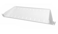 1U 19 Inch Rack Mount Universal Modem Shelf/Cantilever Shelf 200mm Deep-White