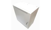 6U 19" Low Profile Adjustable Vertical Mount - Wall Mount Network / Server  Cabinet 600mm Deep-White