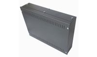 2U 19 inch Vertical Wall Mount Network Enclosure-Cabinet, Black