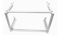 6U 19 inch Open Wall Mount Frame Network/Data Rack 300mm Deep-White