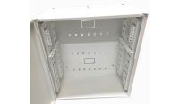 6U 19" Low Profile Adjustable Vertical Mount - Wall Mount Network / Server  Cabinet 600mm Deep-White