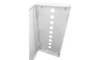 2U 19 Low Profile Vertical Wall Mount Network Cabinet 1000 Style Light Grey