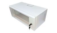 4U 19 Data Rack / Patching Network Cabinet 270mm Deep White