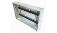 Universal Adjustable Enclosure - 2x 22 Way Module Dins / 1u Wall Box-350 Style - Grey