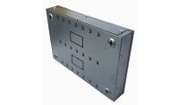 Universal Adjustable Enclosure - 2x 22 Way Module Dins / 1u Wall Box-350 Style - Black