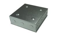 Adaptable Metal Project Box 150 x 150 x 50 With Knock Outs