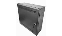 3U 19 Low Profile Vertical Wall Mount Network Cabinet 500 Style