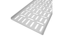 18U Vertical Cable Management Tray 150mm wide Grey