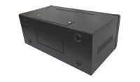 4U 19 inch Data Cabinet Rack / Patching Network Cabinet 300mm Deep Black