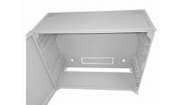 4U 19" Low Profile Vertical Wall Mount Network Cabinet 400 Style-Grey