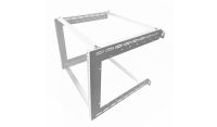 9u Open Frame Wall Rack - 450mm Deep-White -2 Post