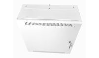 4U 19" Adjustable Low Profile Vertical Mount - Wall Mount Network / Server Cabinet - 600mm Deep - White