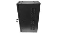 4U 19 inch Vertical Data Rack / Patching Network Cabinet 330mm Deep Black