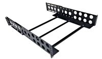 2U 19 inch Universal Server Rack Rails Adjustable Depth  450mm to 600mm Fitting