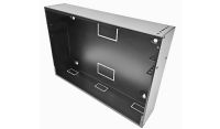 2U 19 inch Vertical Wall Mount Network Enclosure-Cabinet, Black