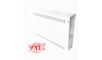 2U 19 inch Vertical Wall Mount Network Enclosure-Cabinet, White