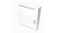 2U 19" Low Profile Vertical Mount - Wall Mount Network / Server Cabinet 600mm Deep - White