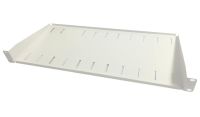 1U 19 Inch Rack Mount Universal Modem Shelf/Cantilever Shelf 200mm Deep-White