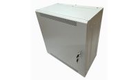 6U 19" Low Profile Adjustable Vertical Mount - Wall Mount Network / Server  Cabinet 600mm Deep - Grey