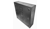 2U 19 Low Profile Vertical Wall Mount Network Cabinet 500 Style