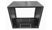 9u Desktop/Wall Mount - 450mm Deep-Flat Pack Cabinet  - Black