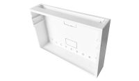 2U 19 inch Vertical Wall Mount Network Enclosure-Cabinet, White